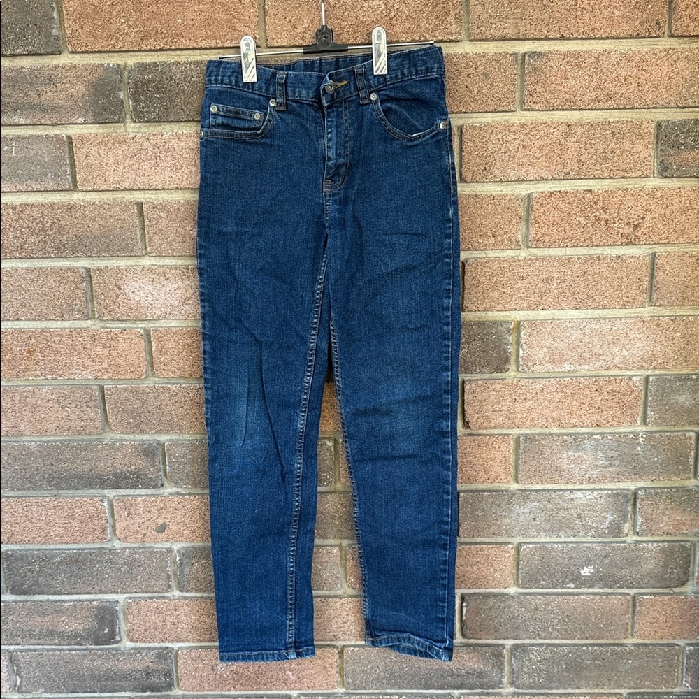 Faded Glory Boy's Dark Blue Skinny Jeans Size 14R